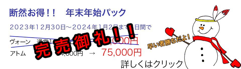 年末年始キャンピングかー